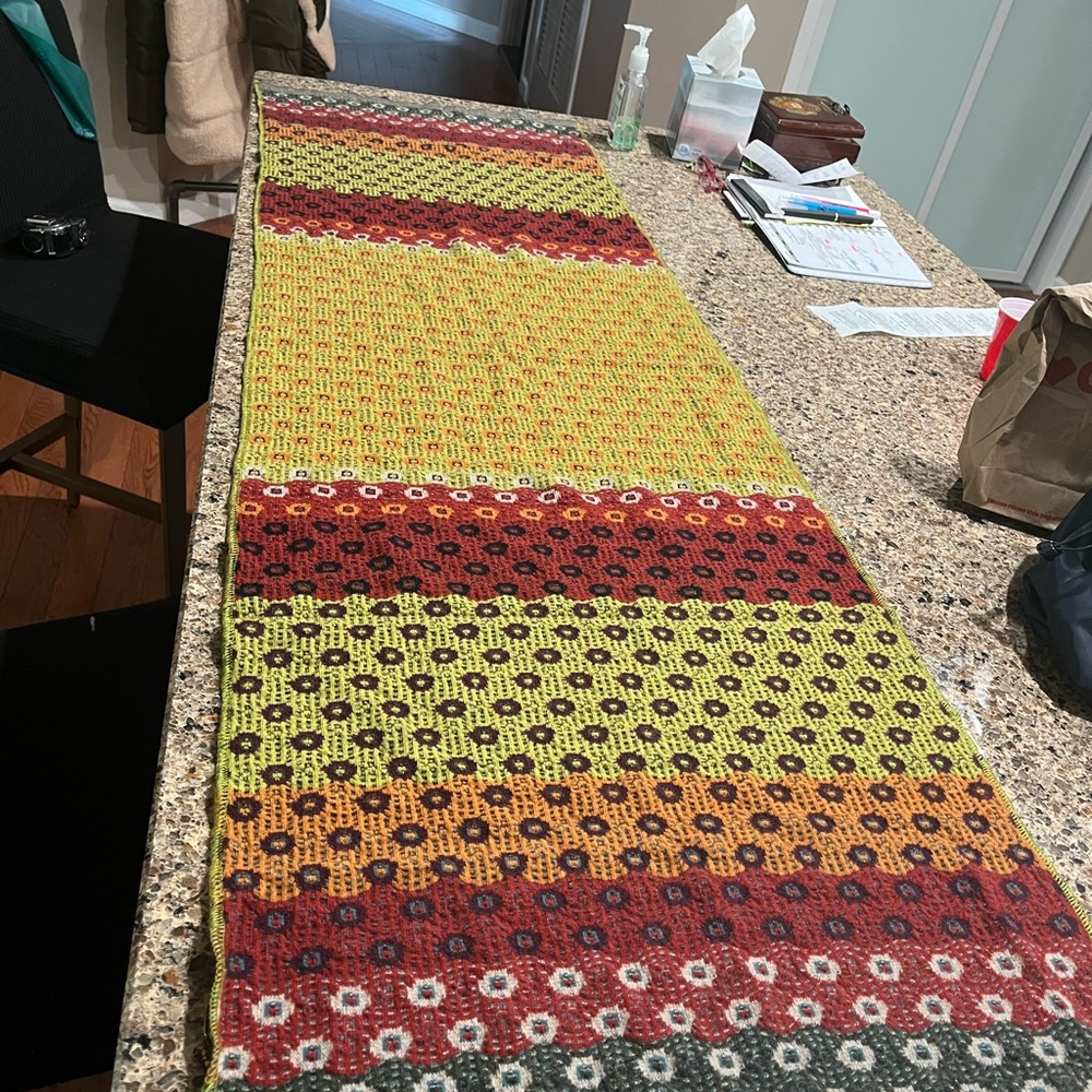 Colorful Knit Scarf